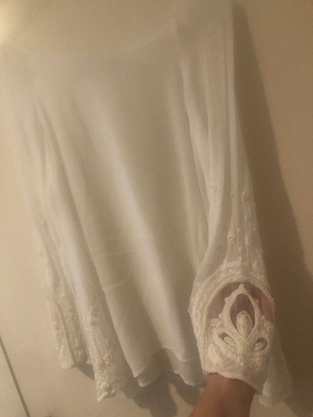 Blusa gasa Zara talla XL