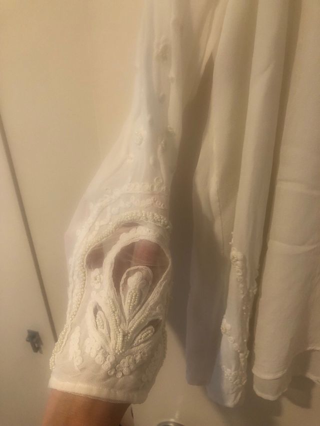 Blusa gasa Zara talla XL