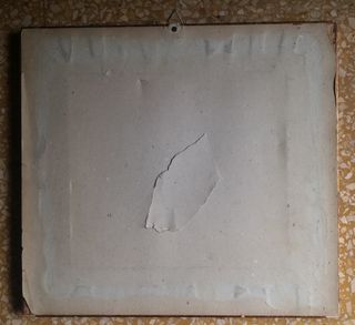 Giorgio De Chirico Serigrafia cavalli blu lastra