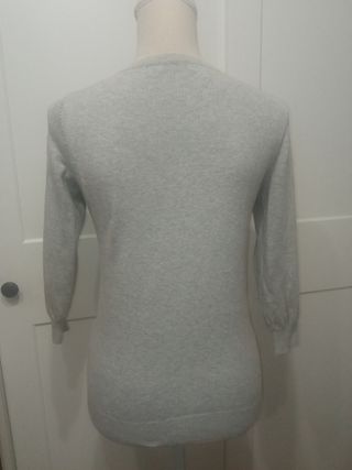 Chaqueta punto gris 