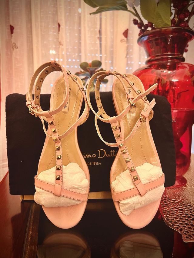 SANDALIAS MASSIMO DUTTI N-39 COLOR NUDE