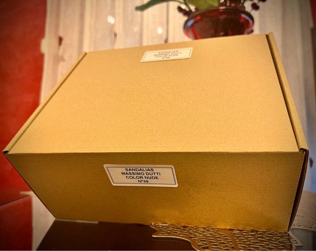 SANDALIAS MASSIMO DUTTI N-39 COLOR NUDE