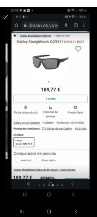 Gafas originales oakley 