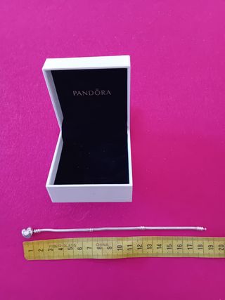 Pulsera Pandora plata de ley 