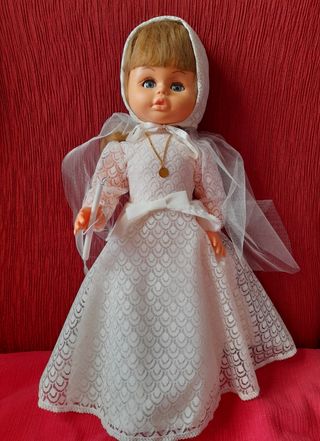 Coleccionismo. Muñeca comunión años 70, Jesmar