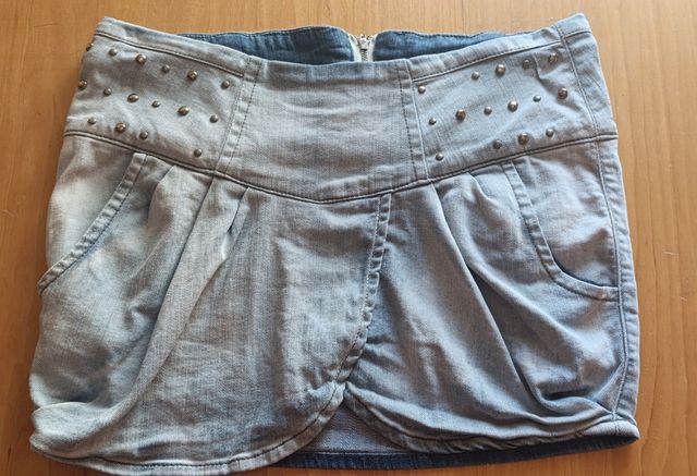 Mini falda vaquera