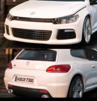 Miniatura VW SCIROCCO BLANCO FUENGIROLA 