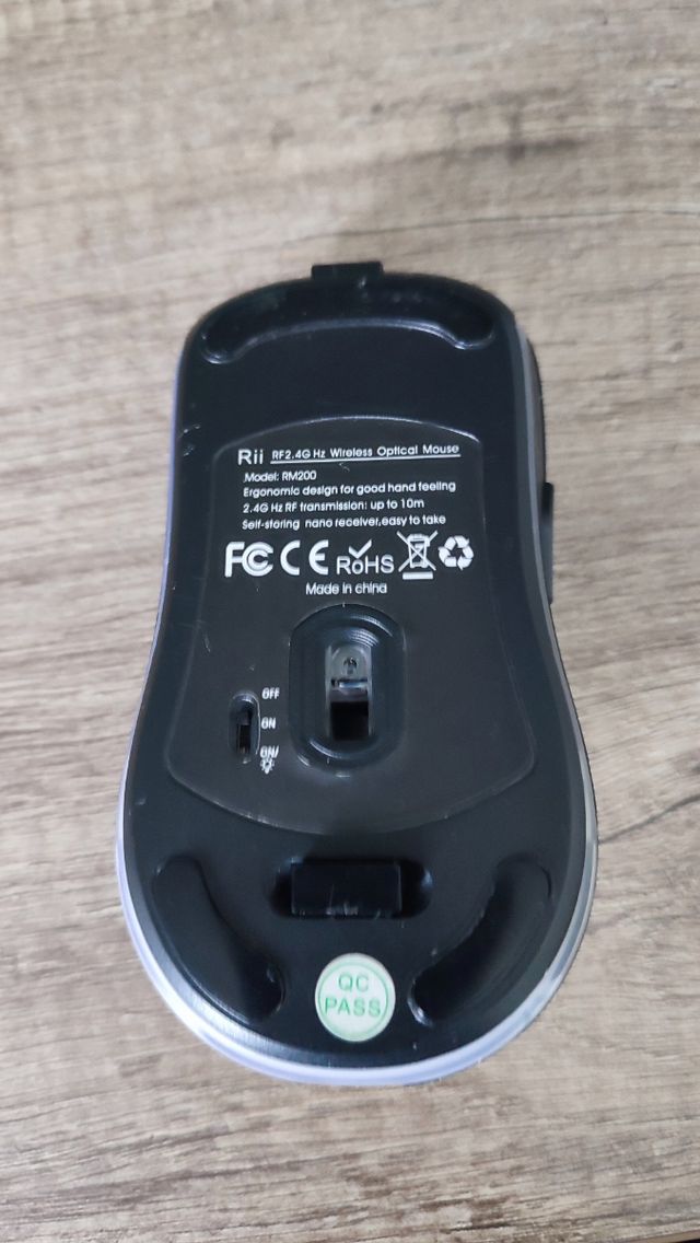 Ratón Rii inalámbrico con RGB