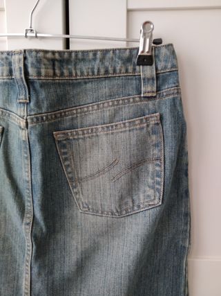 Falda denim Zara