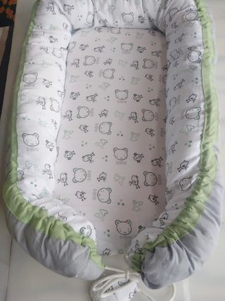 Cama nido con colchón extraíble.