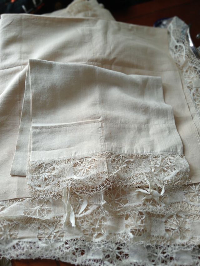 Sábanas con bordado