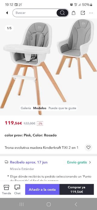 Trona infantil 
