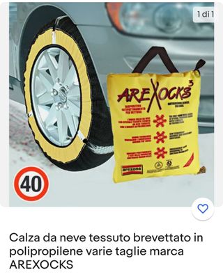 Calze da neve auto tg. L