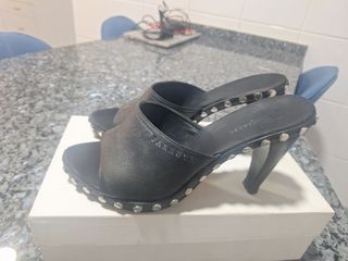 Sandalias negras piel Farrutx