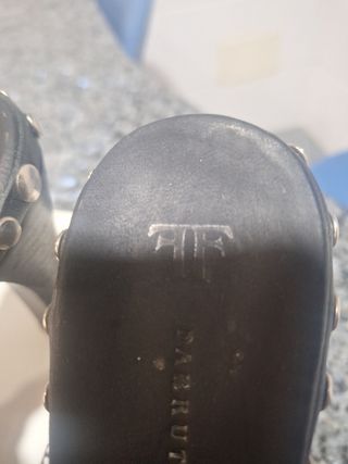 Sandalias negras piel Farrutx