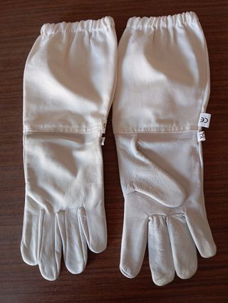 Guante piel puño largo niño/mujer