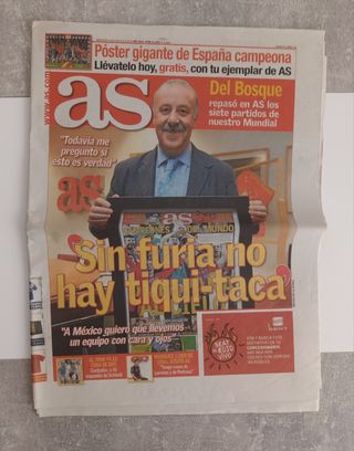 Periódicos Mundial 2010 y Eurocopa 2012