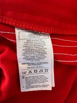 Pantaloni Adidas Firebird Rosso Bianco S