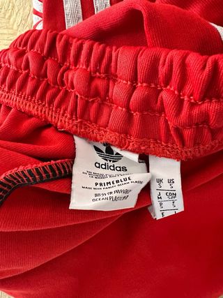 Pantaloni Adidas Firebird Rosso Bianco S