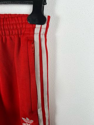 Pantaloni Adidas Firebird Rosso Bianco S