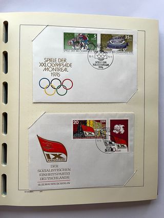 Álbum Sobres DDR Cuña Berlin