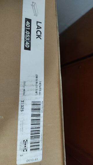 MESA DE CENTRO LACK DE IKEA SIN DESPRECINTAR