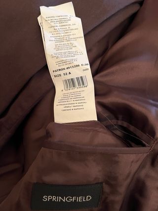 Traje chaqueta Springfield
