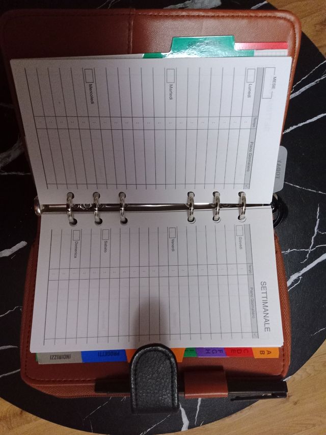 Agenda Organizer Eco-pelle