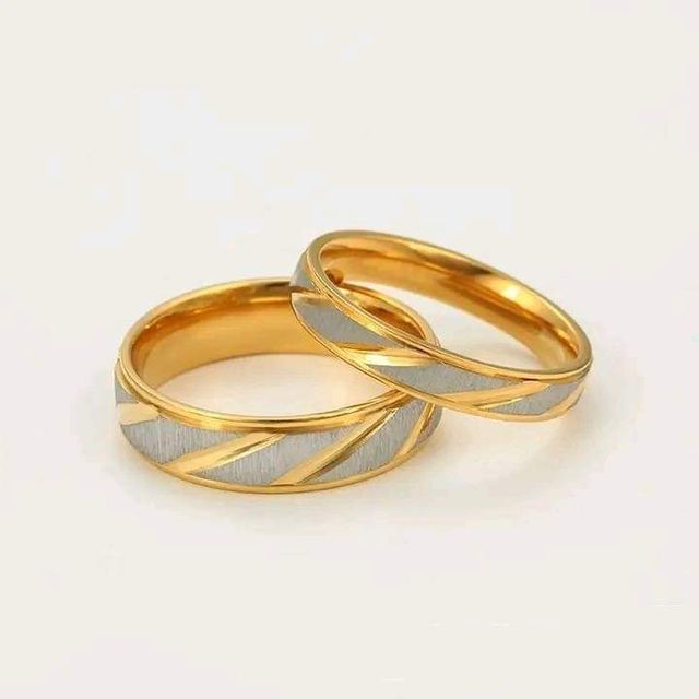 Anillo Alianza compromiso 💍 bañado en oro