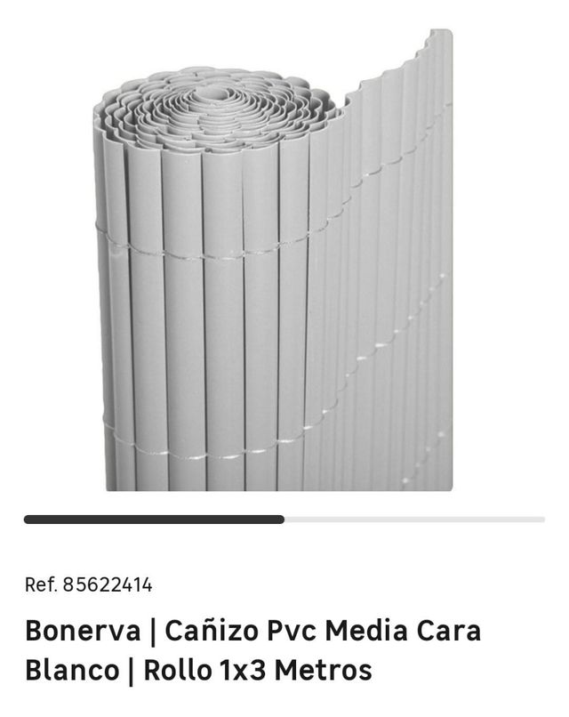 Cañizo PVC Blanco Leroy merlin