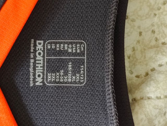 T-shirt sportiva kipsta decathlon uomo