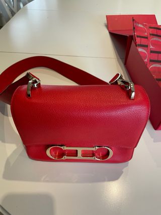 Bolso bandolera Carolina Herrera rojo