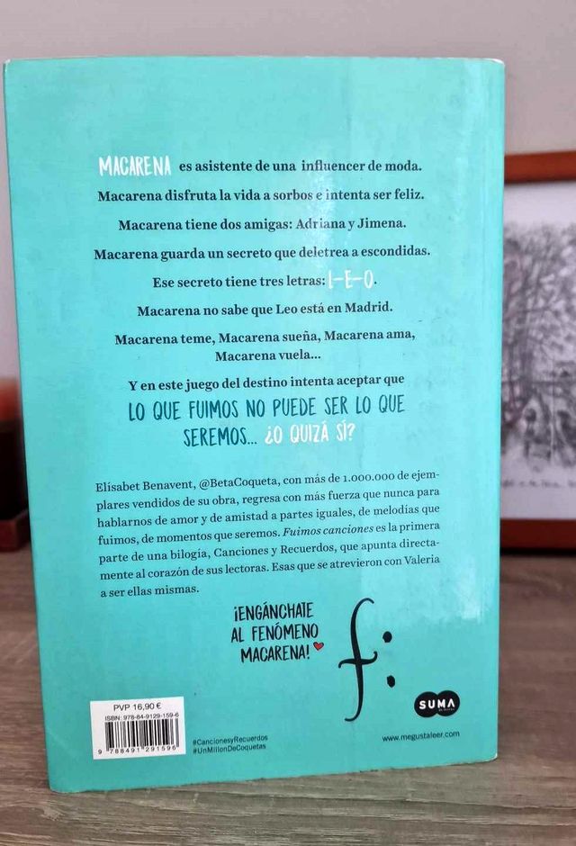 Bilogía Canciones y Recuerdos de Elísabet Benavent