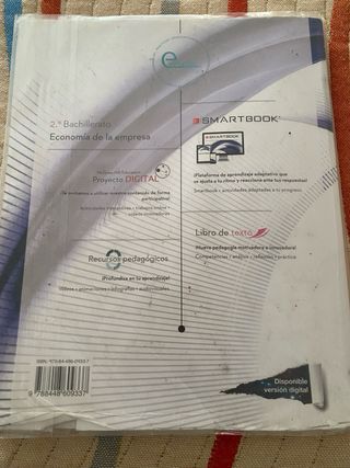 Libro de 2 Bachillerato de Economia de la empresa