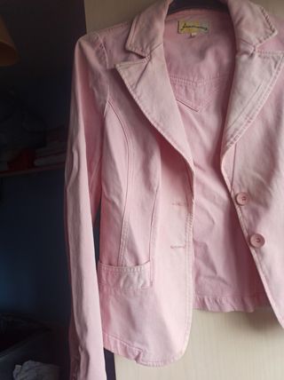 Americana  algodón rosa