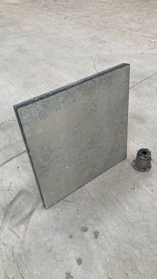 Suelo técnico 260 m2 con soportes