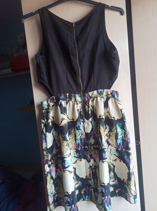 Vestido corto estampado