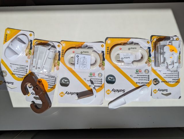 Lote seguridad infantil cajones puertas