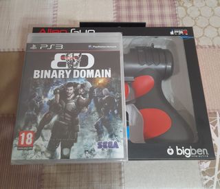 PRECINTADO Juego Ps3 Binary+Pistola Gun 