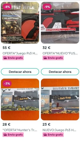 PRECINTADO Juego Ps3 Binary+Pistola Gun 