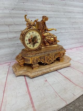 Reloj bronce de sobremesa