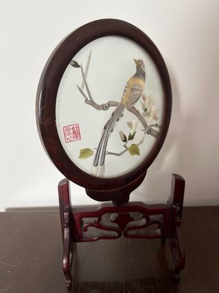 Antiguo cuadro giratorio Chino