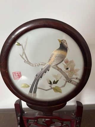 Antiguo cuadro giratorio Chino