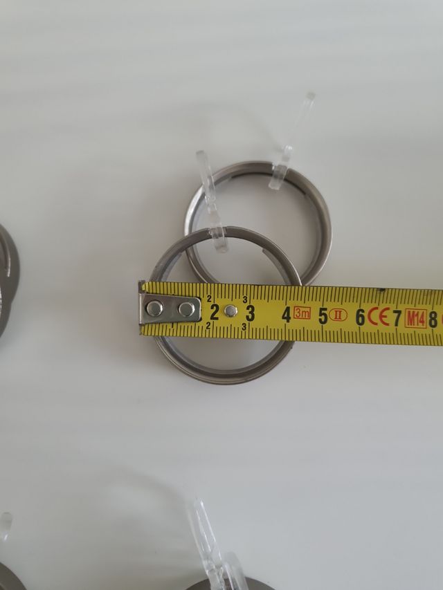 Anillas de barra de cortina