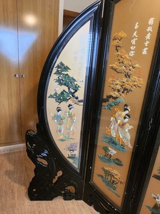 Biombo chino 4 paneles