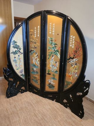 Biombo chino 4 paneles