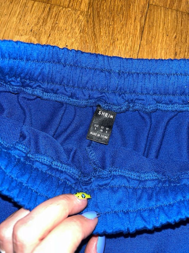 Pantalon algodon azul