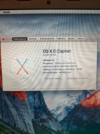 MacBook pro A1226