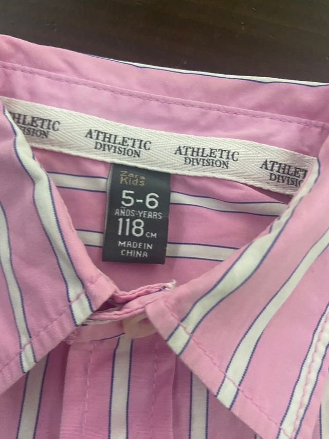 2 camisas de zara manga larga talla 5/6