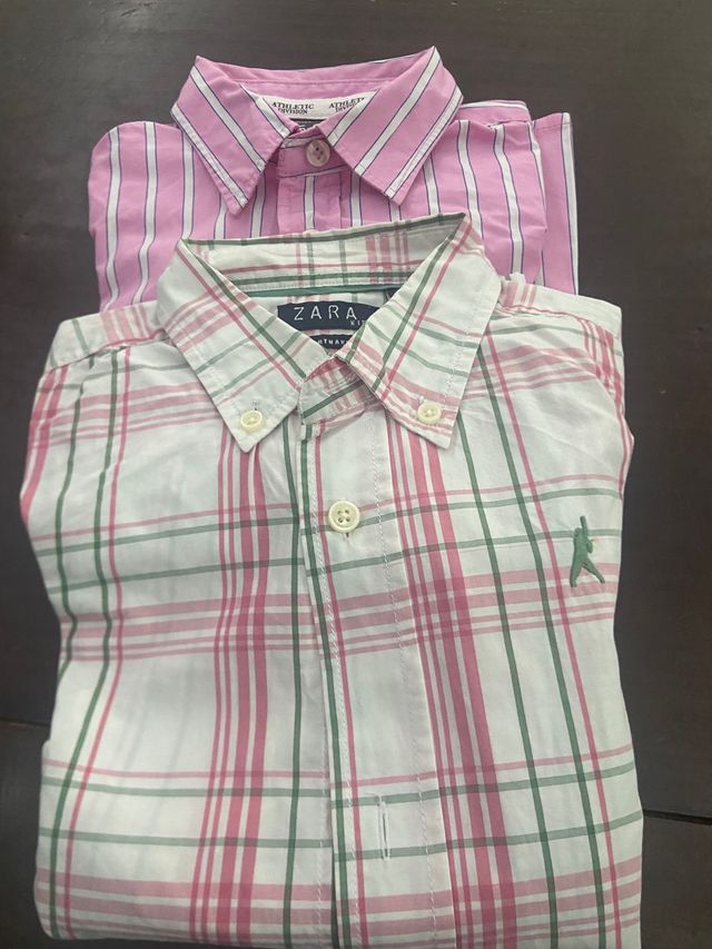 2 camisas de zara manga larga talla 5/6